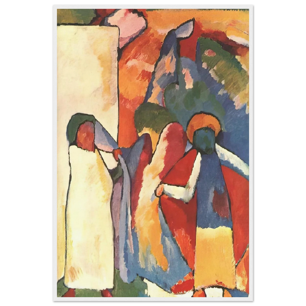 IMPROVISATION 6 AFRICAN 1909 Framed Poster | Wassily Kandinsky Framed Prints Wall Art | Wassily Kandinsky Shop