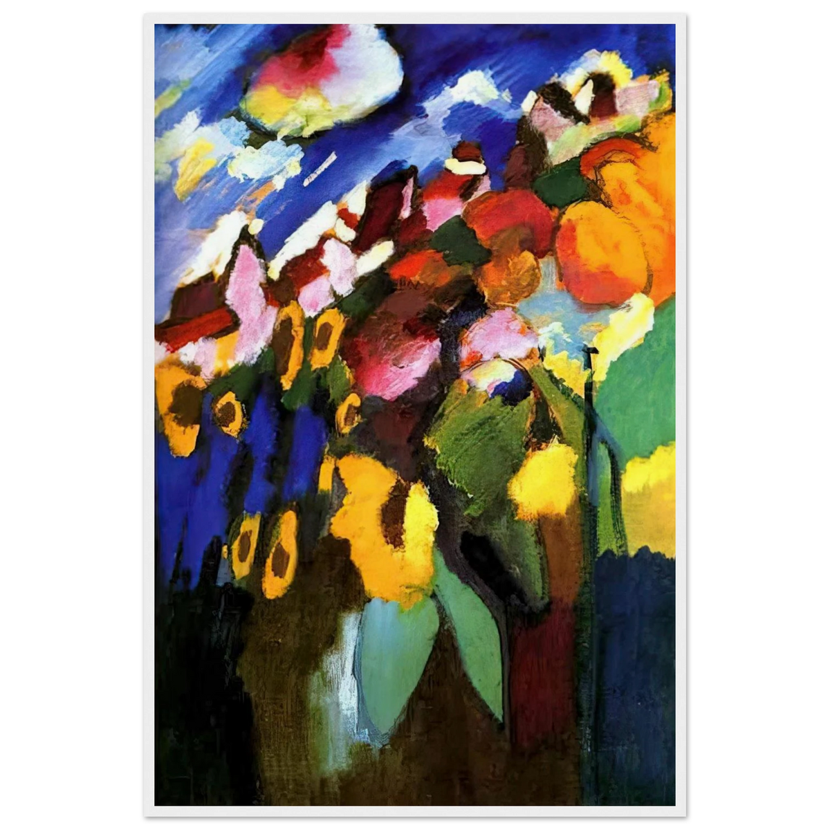 MURNAU GARDEN 1909 Framed Poster | Wassily Kandinsky Framed Prints Wall Art | Wassily Kandinsky Shop