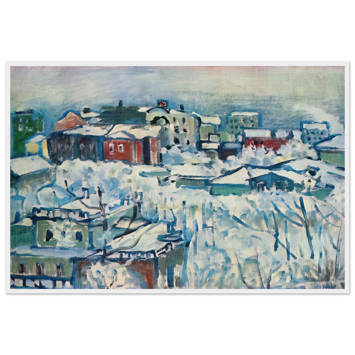 MOSCOW SMOLENSKY BOULEVARD STUDY 1916 Framed Poster | Wassily Kandinsky Framed Prints Wall Art | Wassily Kandinsky Shop