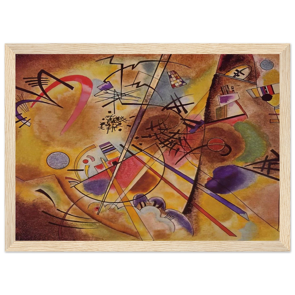 SMALL DREAM IN RED 1925 Framed Poster | Wassily Kandinsky Framed Prints Wall Art | Wassily Kandinsky Shop