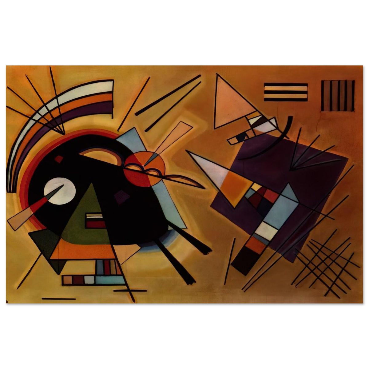 BLACK AND VIOLET 1923 Poster | Wassily Kandinsky Poster | Wassily Kandinsky Shop