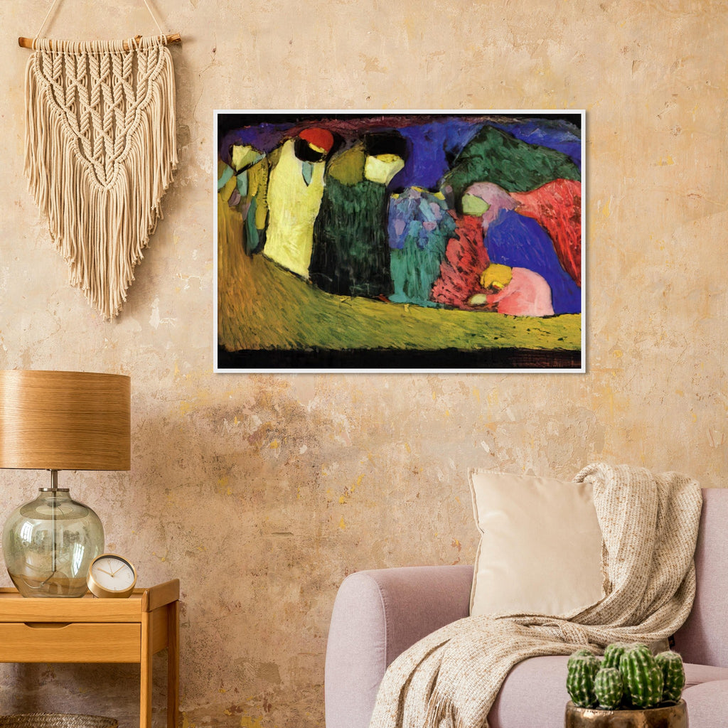 ENCOUNTER 1908 Framed Poster | Wassily Kandinsky Framed Prints Wall Art | Wassily Kandinsky Shop