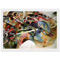 PICTURE WITH A WHITE BORDER 1913 Framed Poster | Wassily Kandinsky Framed Prints Wall Art | Wassily Kandinsky Shop
