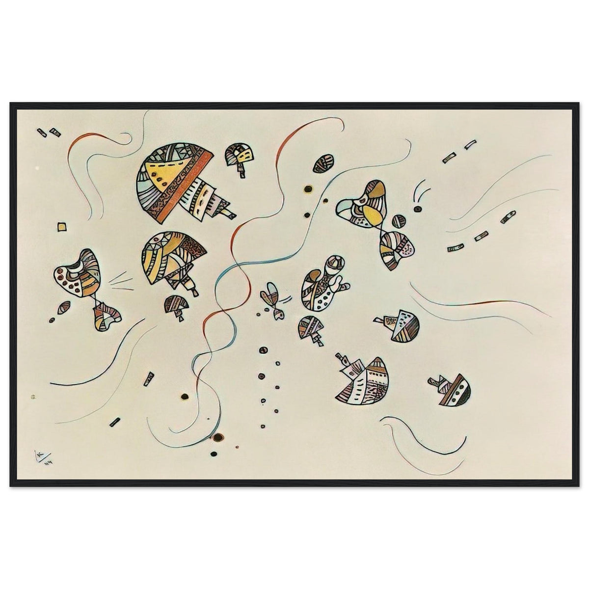 LAST WATERCOLOUR 1944 Framed Poster | Wassily Kandinsky Framed Prints Wall Art | Wassily Kandinsky Shop