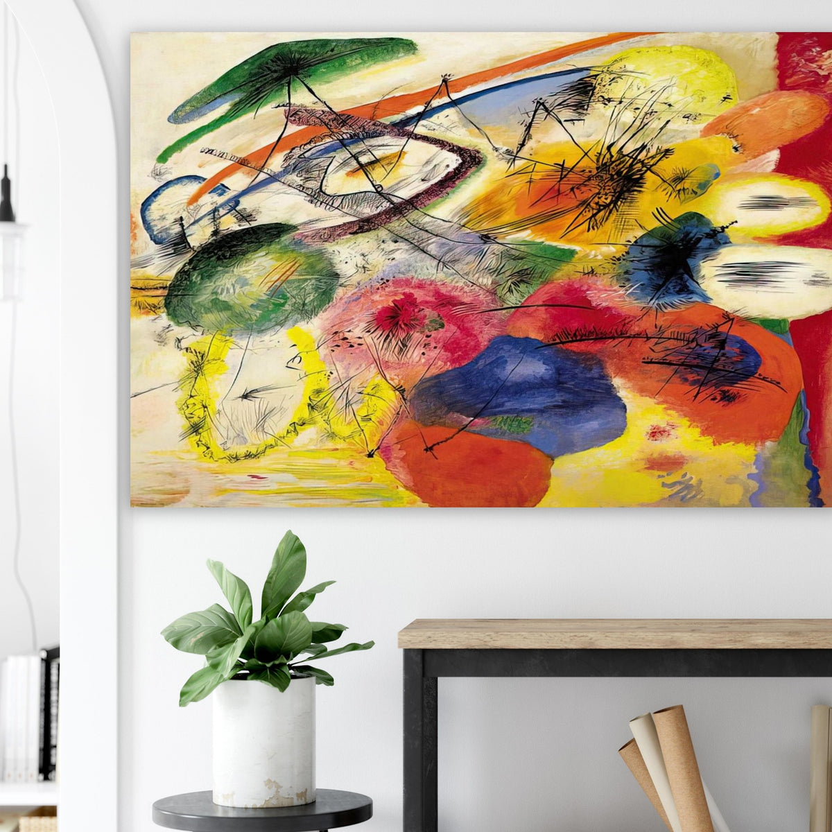 BLACK STROKES I 1913 Poster | Wassily Kandinsky Poster | Wassily Kandinsky Shop