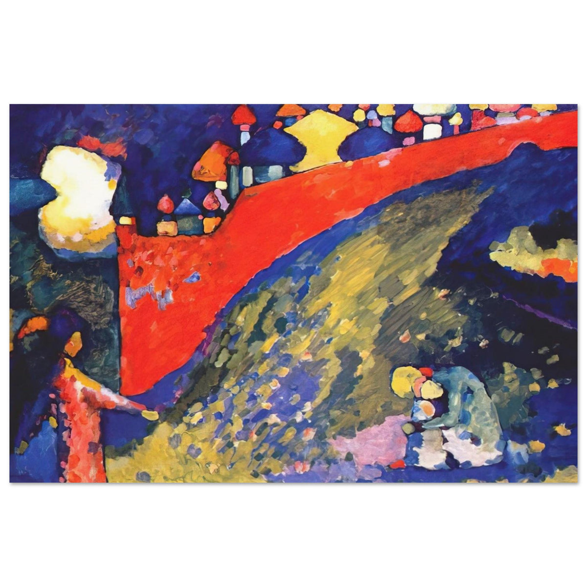 RED WALL DESTINY 1909 Poster | Wassily Kandinsky Poster | Wassily Kandinsky Shop