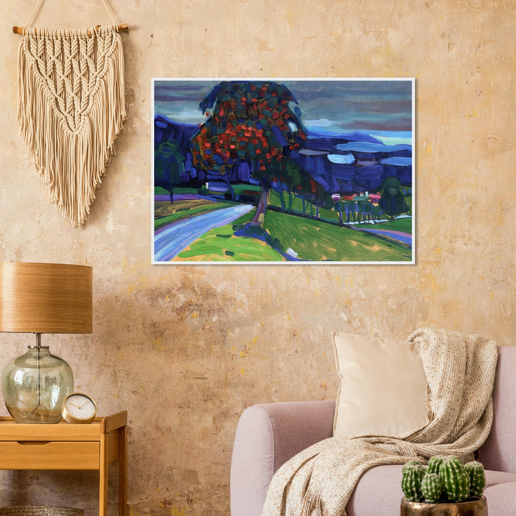 AUTUMN IN MURNAU 1908 Framed Poster | Wassily Kandinsky Framed Prints Wall Art | Wassily Kandinsky Shop