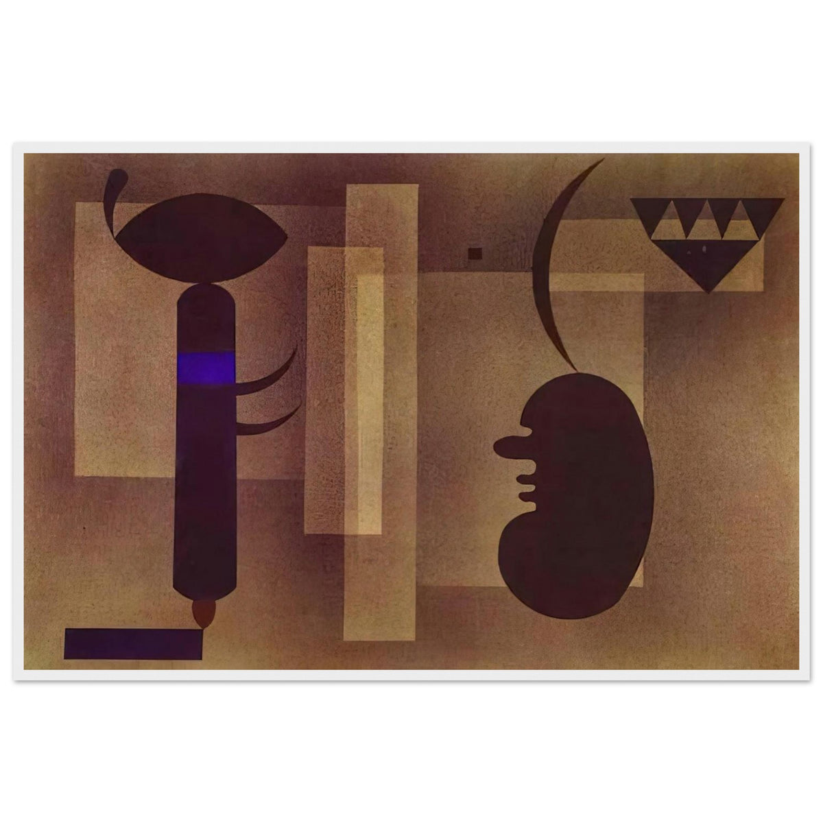 GLOOMY SITUATION 1933 Framed Poster | Wassily Kandinsky Framed Prints Wall Art | Wassily Kandinsky Shop