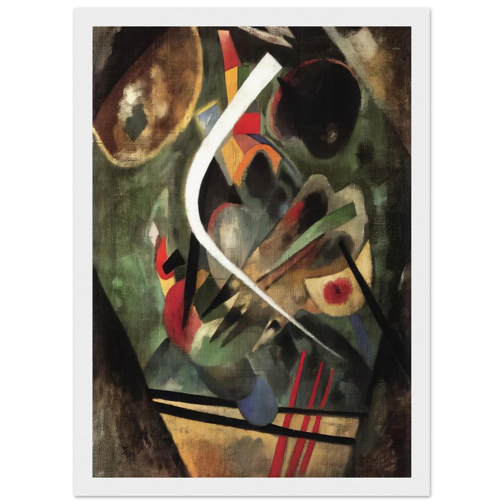 WHITE STROKE 1920 Framed Poster | Wassily Kandinsky Framed Prints Wall Art | Wassily Kandinsky Shop