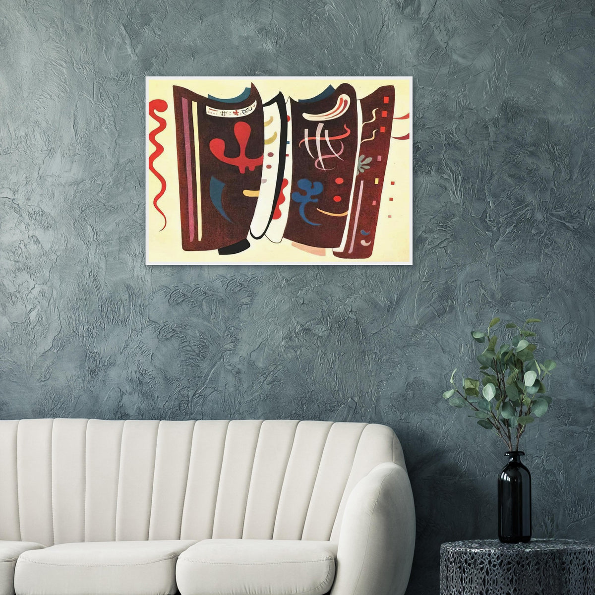 BROWN WITH SUPPLEMENT 1935 Framed Poster | Wassily Kandinsky Framed Prints Wall Art | Wassily Kandinsky Shop