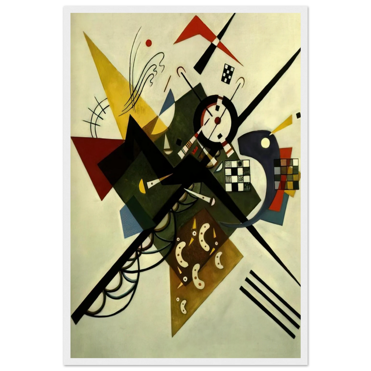 ON WHITE II 1923 Framed Poster | Wassily Kandinsky Framed Prints Wall Art | Wassily Kandinsky Shop