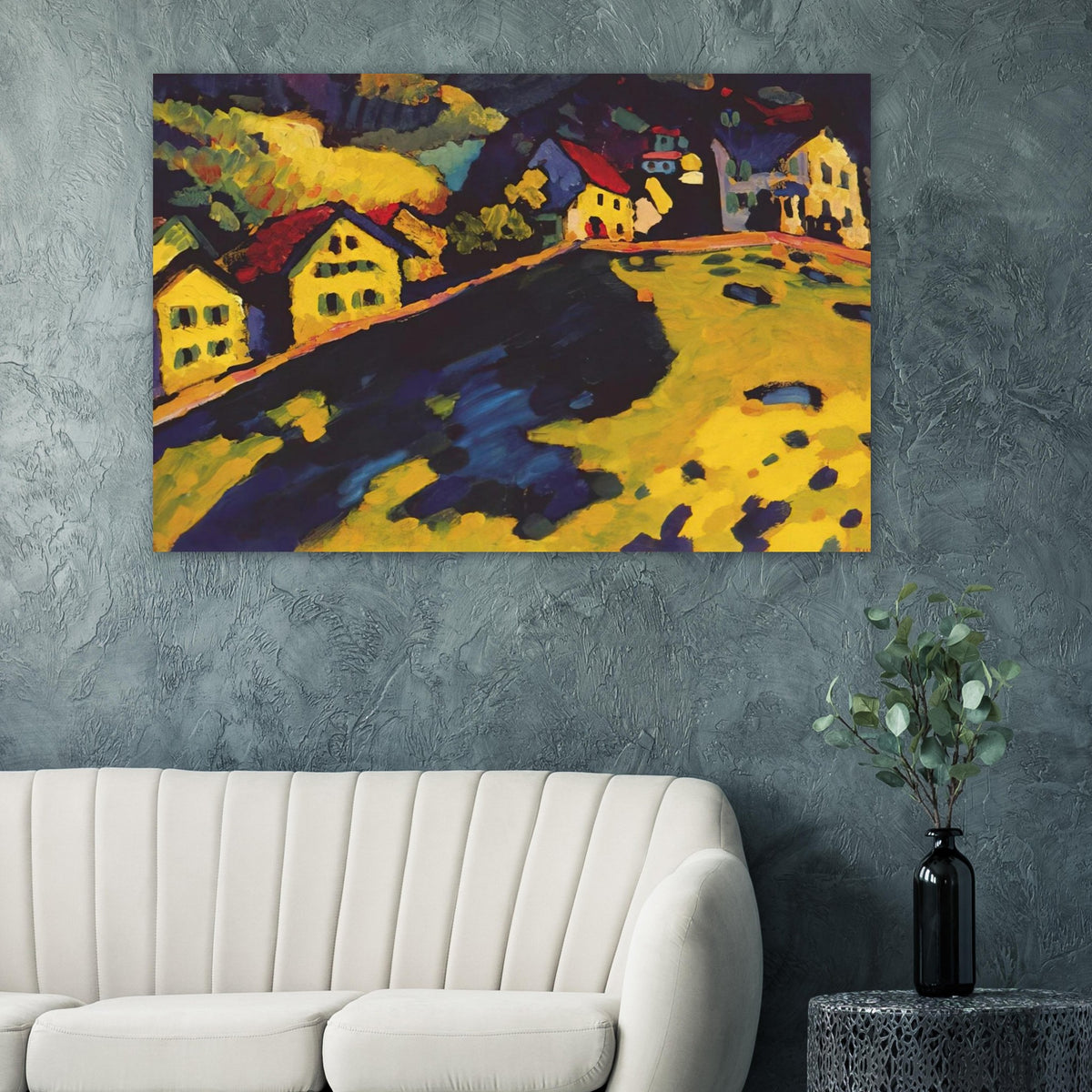 HOUSES AT MURNAU 1909 Poster | Wassily Kandinsky Poster | Wassily Kandinsky Shop