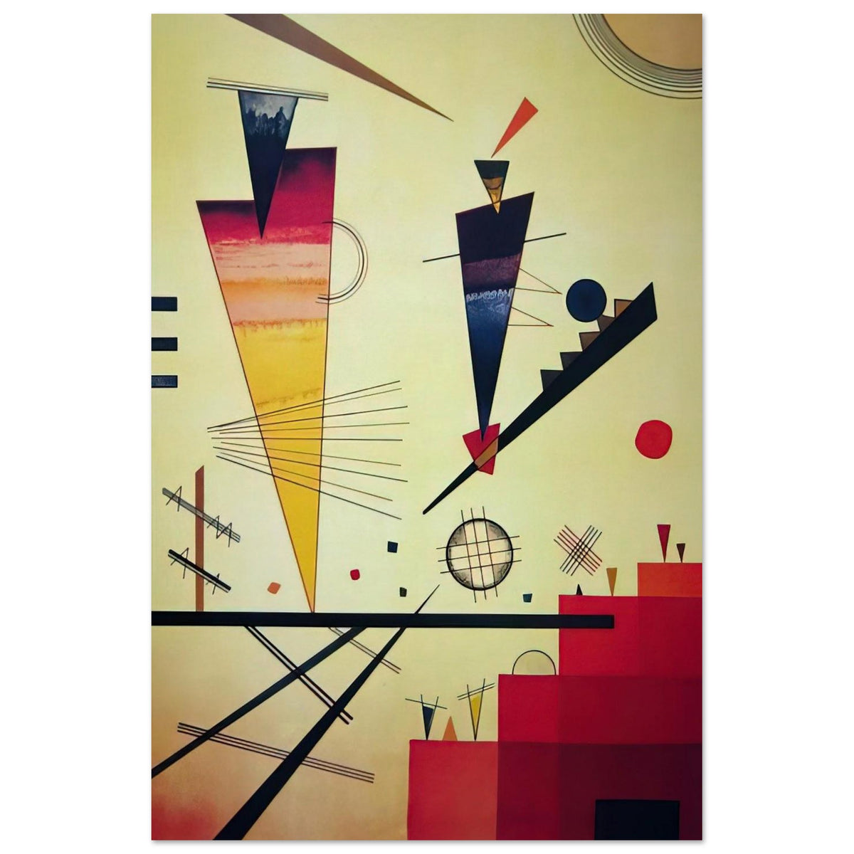 MERRY STRUCTURE 1926 Poster | Wassily Kandinsky Poster | Wassily Kandinsky Shop