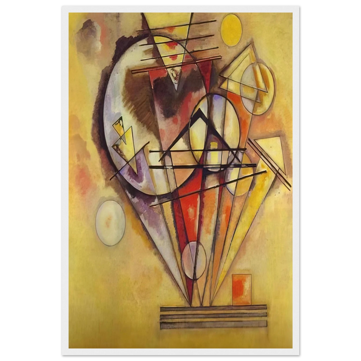 ON THE POINTS 1928 Framed Poster | Wassily Kandinsky Framed Prints Wall Art | Wassily Kandinsky Shop