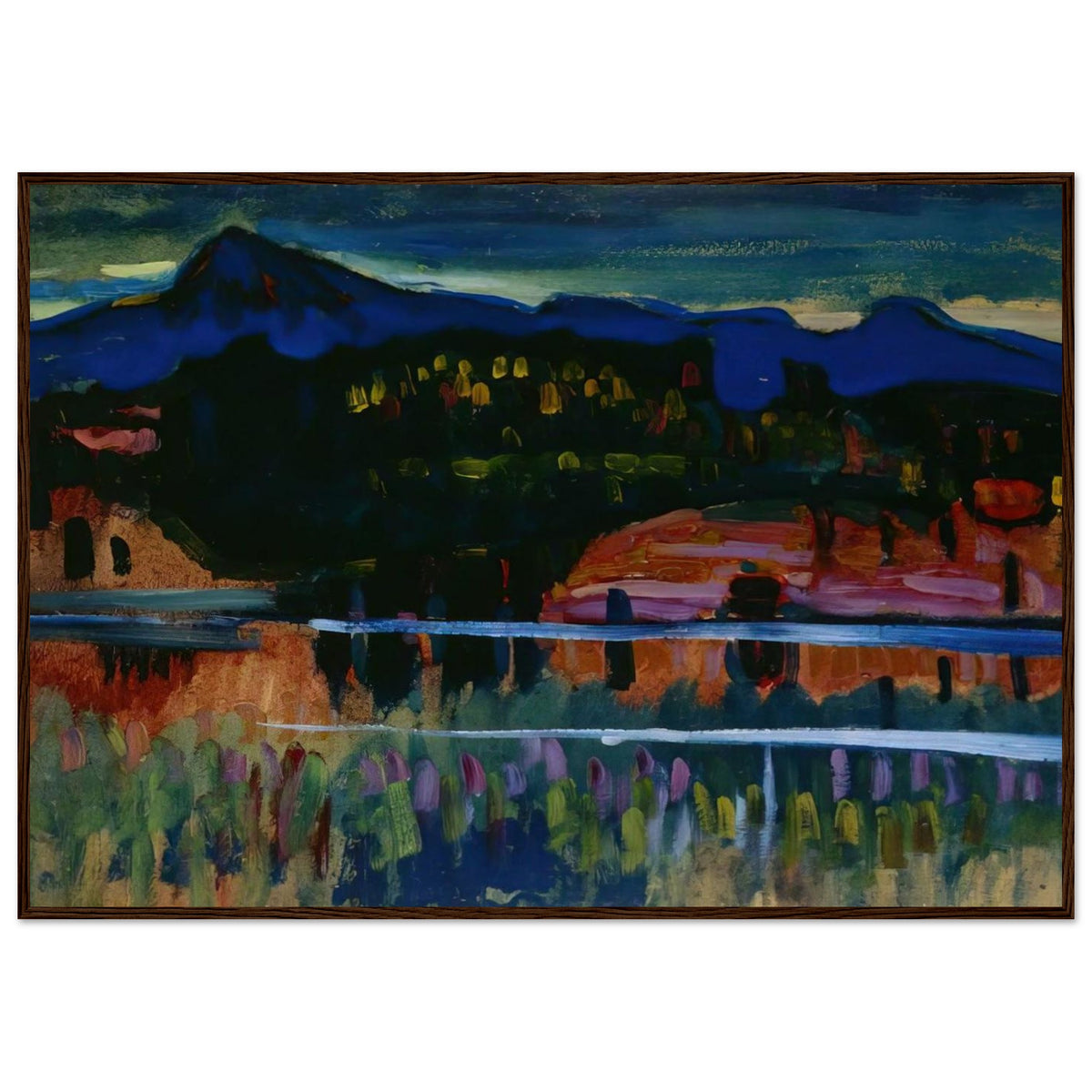 MURNAU AM STAFFELSEE 1908 Framed Poster | Wassily Kandinsky Framed Prints Wall Art | Wassily Kandinsky Shop