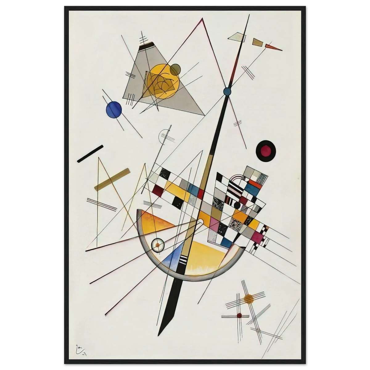 DELICATE TENSION NO 85 1923 Framed Poster | Wassily Kandinsky Framed Prints Wall Art | Wassily Kandinsky Shop