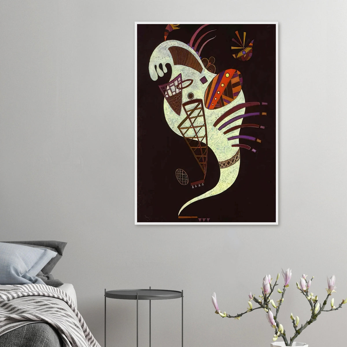 WHITE FIGURE 1943 Framed Poster | Wassily Kandinsky Framed Prints Wall Art | Wassily Kandinsky Shop