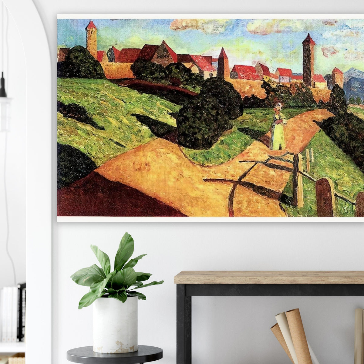 OLD TOWN II 1902 Poster | Wassily Kandinsky Poster | Wassily Kandinsky Shop