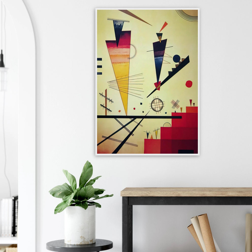 MERRY STRUCTURE 1926 Framed Poster | Wassily Kandinsky Framed Prints Wall Art | Wassily Kandinsky Shop