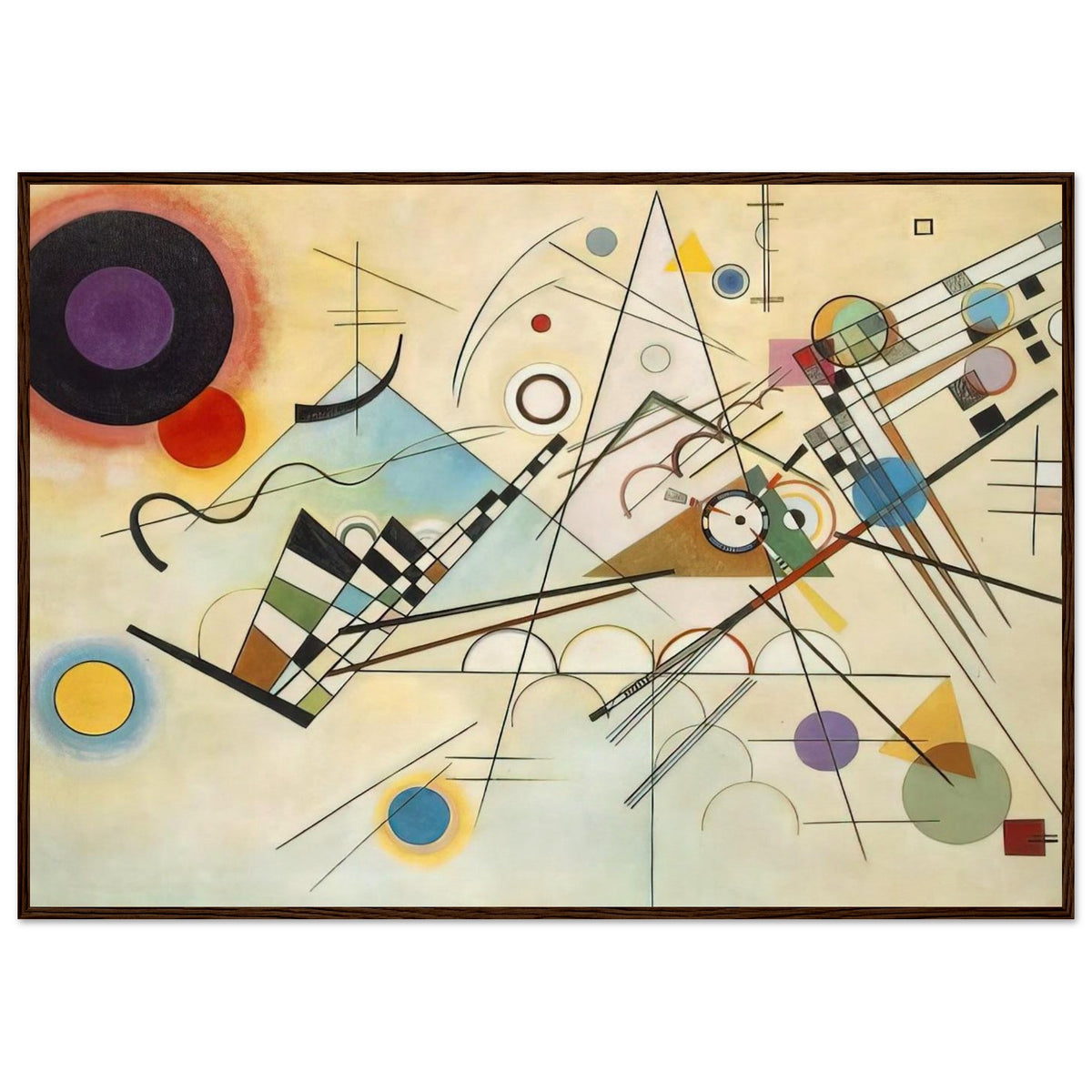 COMPOSITION VIII 1923 Framed Poster | Wassily Kandinsky Framed Prints Wall Art | Wassily Kandinsky Shop