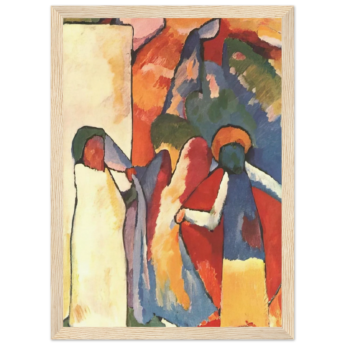 IMPROVISATION 6 AFRICAN 1909 Framed Poster | Wassily Kandinsky Framed Prints Wall Art | Wassily Kandinsky Shop