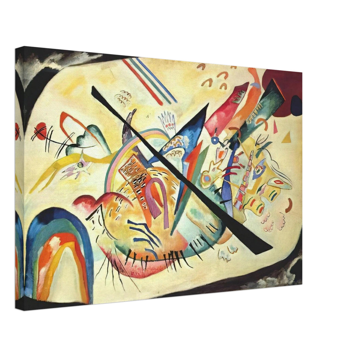 WHITE OVAL 1919 Canvas | Wassily Kandinsky Canvas | Wassily Kandinsky Shop
