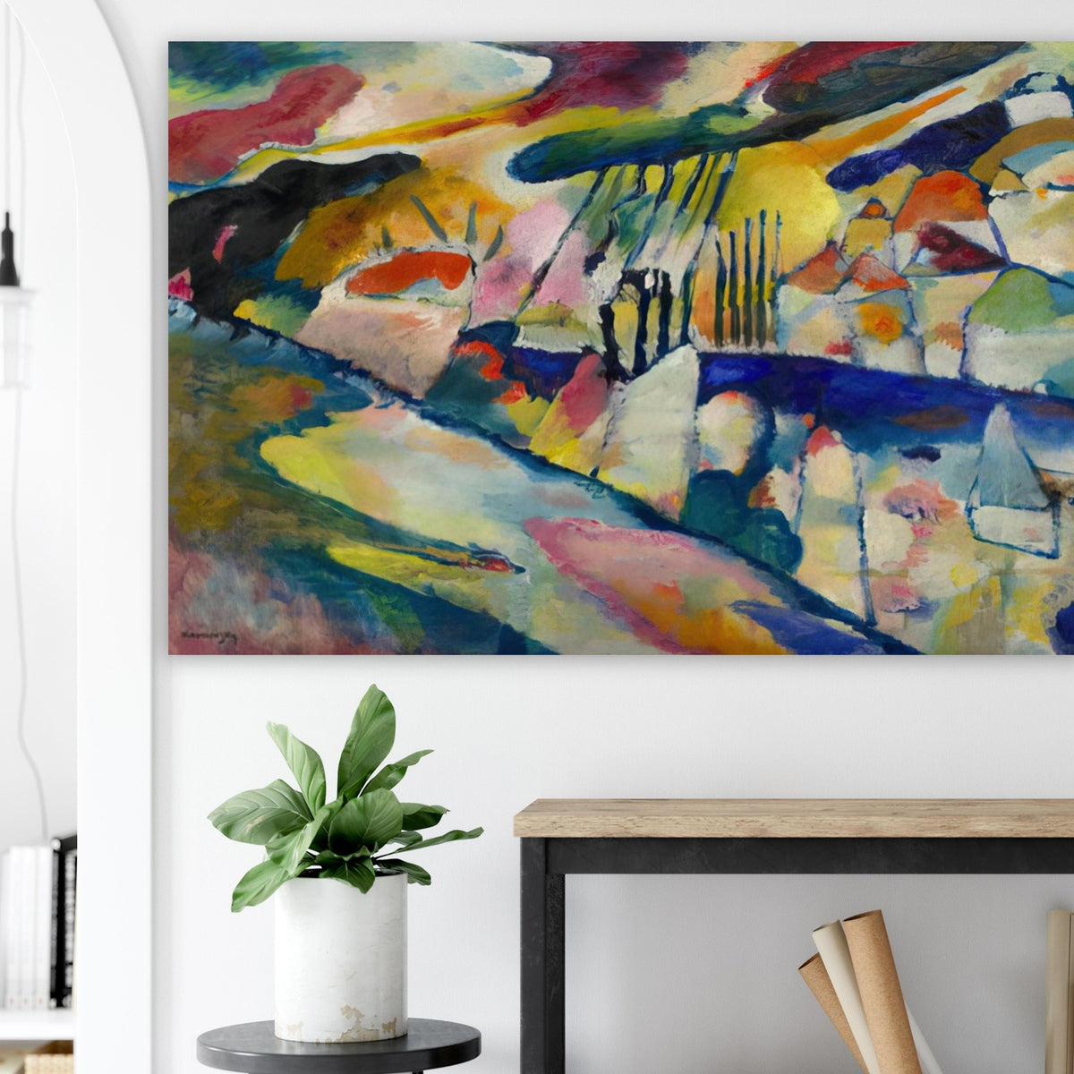 LANDSCAPE WITH RAIN 1913 Poster | Wassily Kandinsky Poster | Wassily Kandinsky Shop