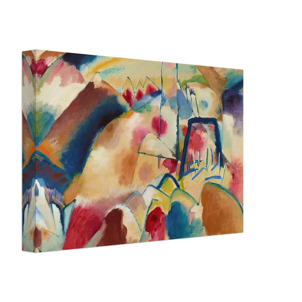 LANDSCAPE WITH CHURCH 1913 Canvas | Wassily Kandinsky Canvas | Wassily Kandinsky Shop