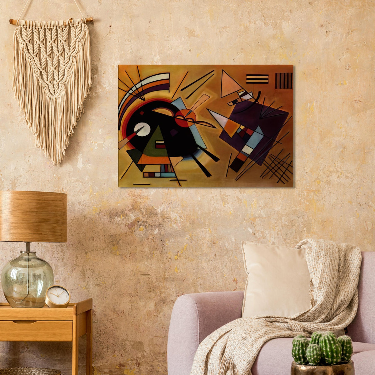 BLACK AND VIOLET 1923 Canvas | Wassily Kandinsky Canvas | Wassily Kandinsky Shop