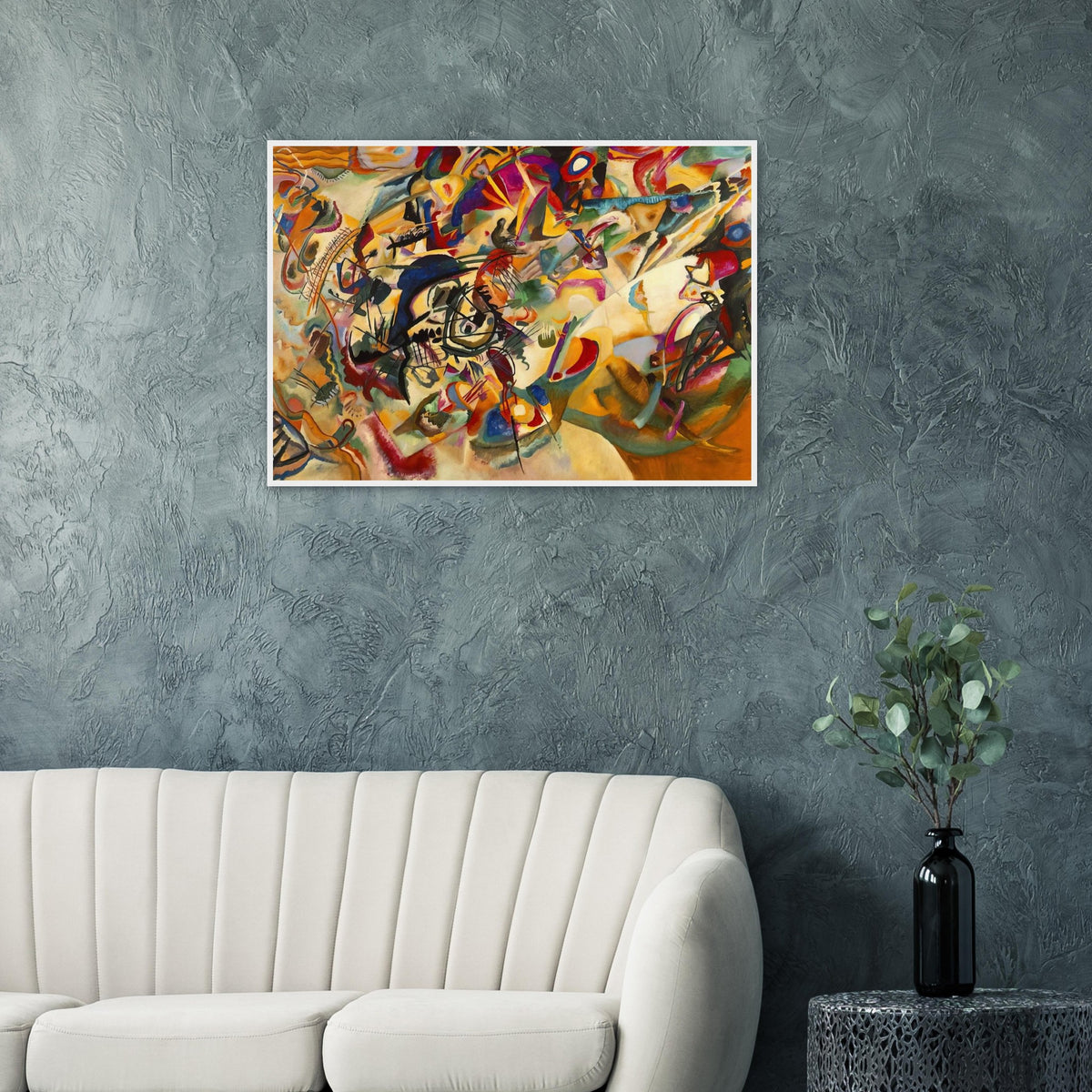 COMPOSITION VII 1913 Framed Poster | Wassily Kandinsky Framed Prints Wall Art | Wassily Kandinsky Shop