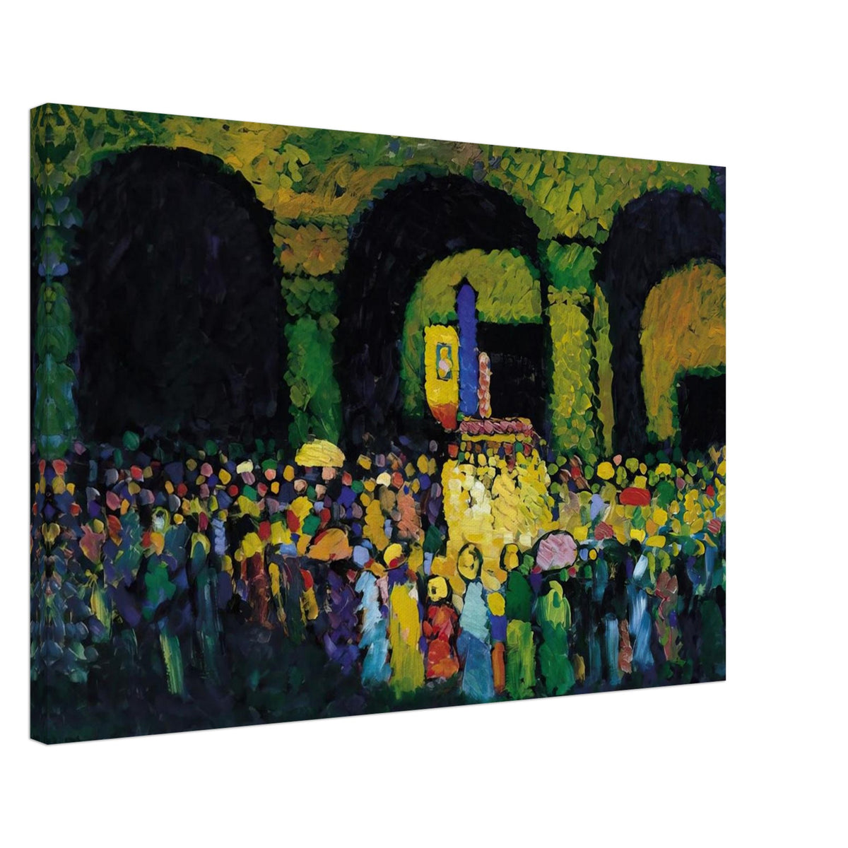 THE LUDWIGSKIRCHE IN MUNICH 1908 Canvas | Wassily Kandinsky Canvas | Wassily Kandinsky Shop