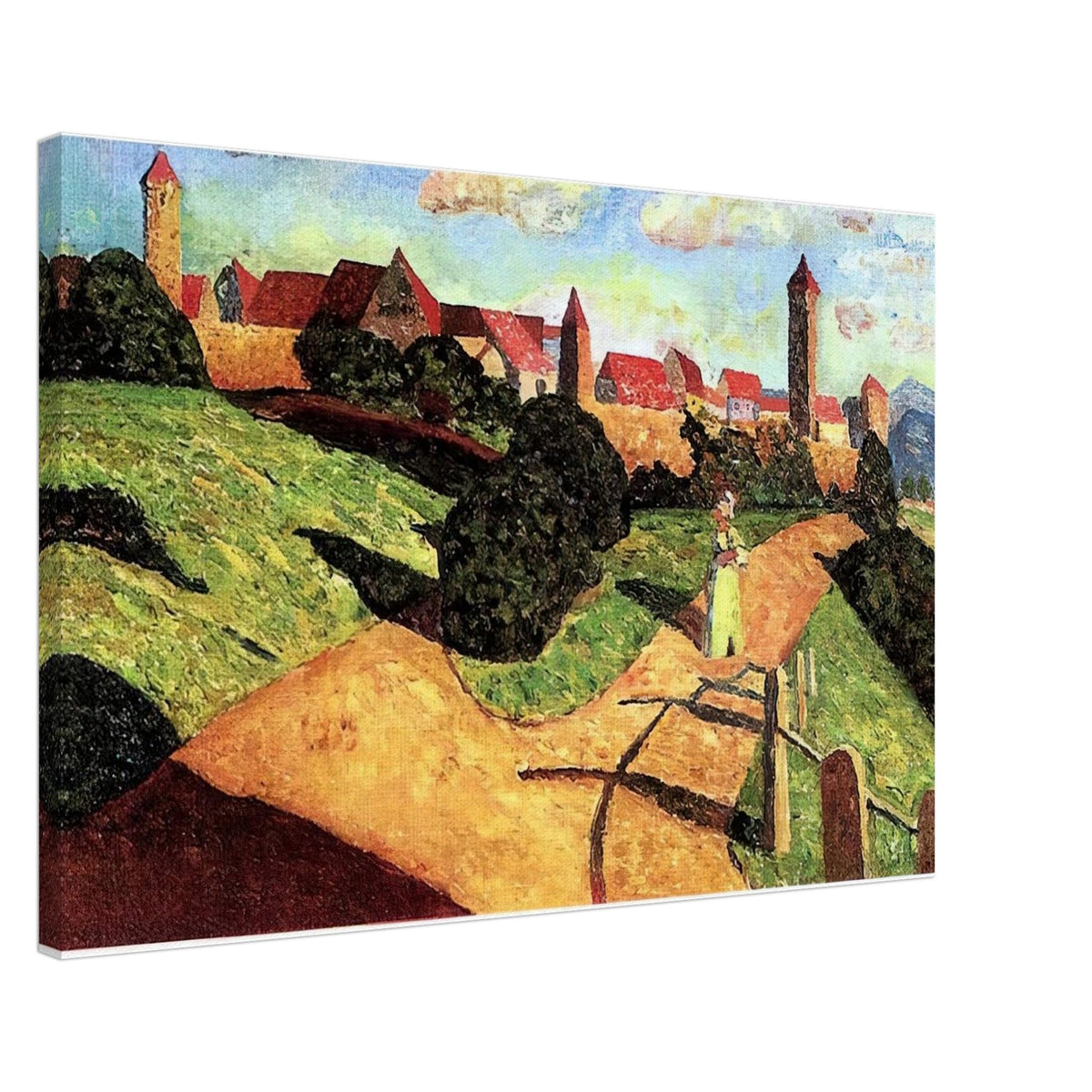 OLD TOWN II 1902 Canvas | Wassily Kandinsky Canvas | Wassily Kandinsky Shop