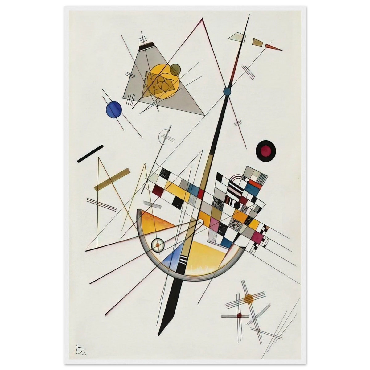 DELICATE TENSION NO 85 1923 Framed Poster | Wassily Kandinsky Framed Prints Wall Art | Wassily Kandinsky Shop