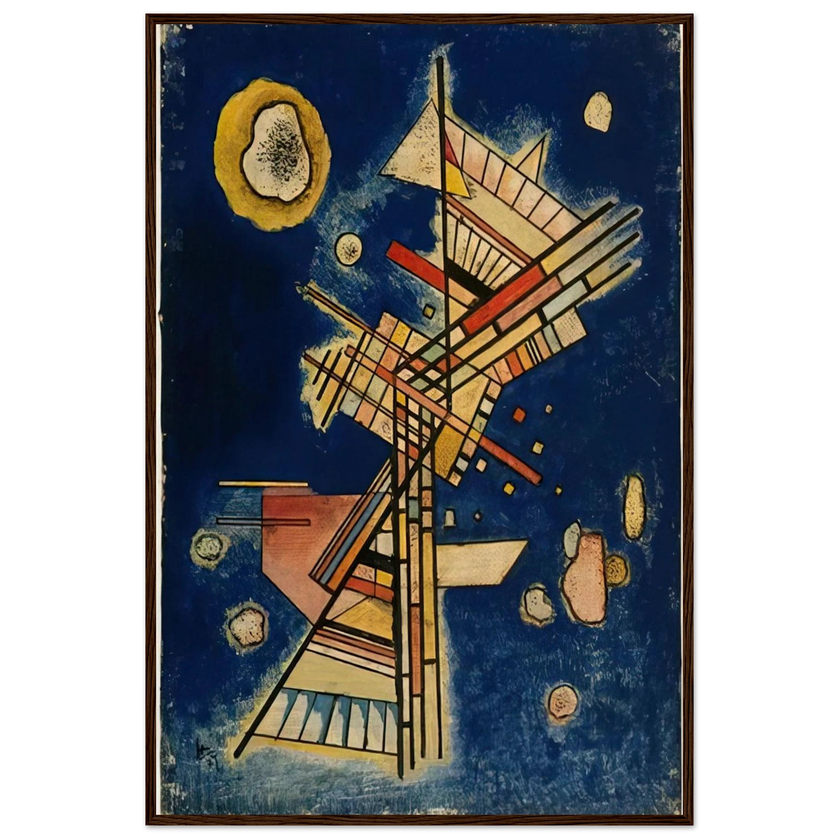 DARK FRESHNESS 1927 Framed Poster | Wassily Kandinsky Framed Prints Wall Art | Wassily Kandinsky Shop