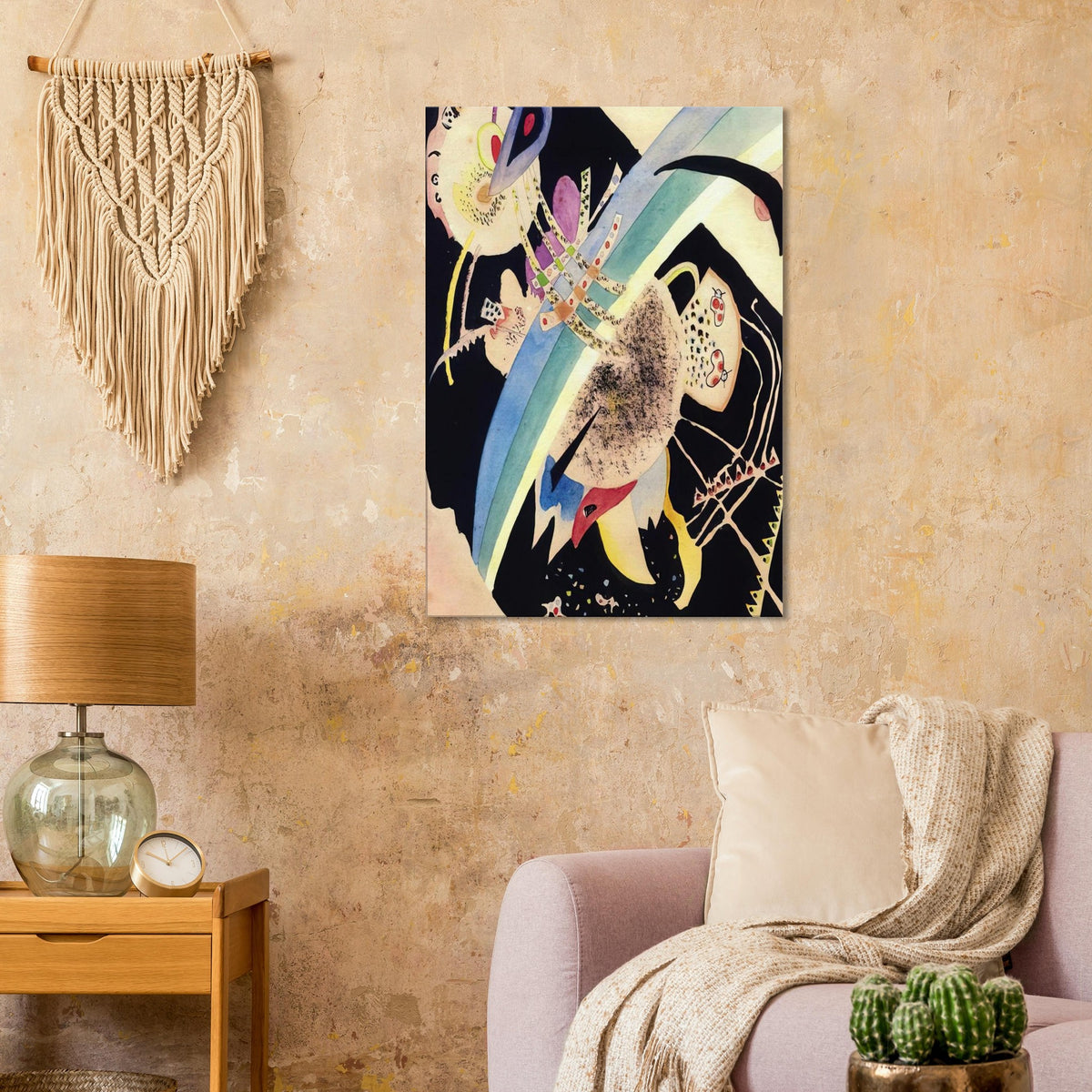STUDY FOR CIRCLES ON BLACK 1921 Canvas | Wassily Kandinsky Canvas | Wassily Kandinsky Shop