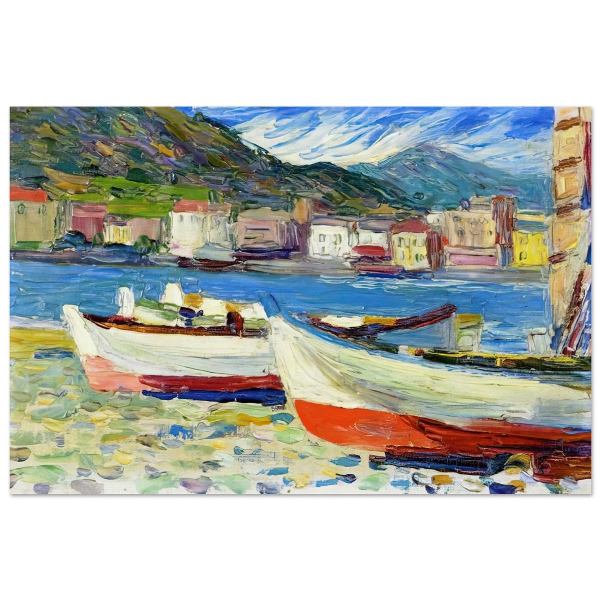 RAPALLO BOATS Poster | Wassily Kandinsky Poster | Wassily Kandinsky Shop