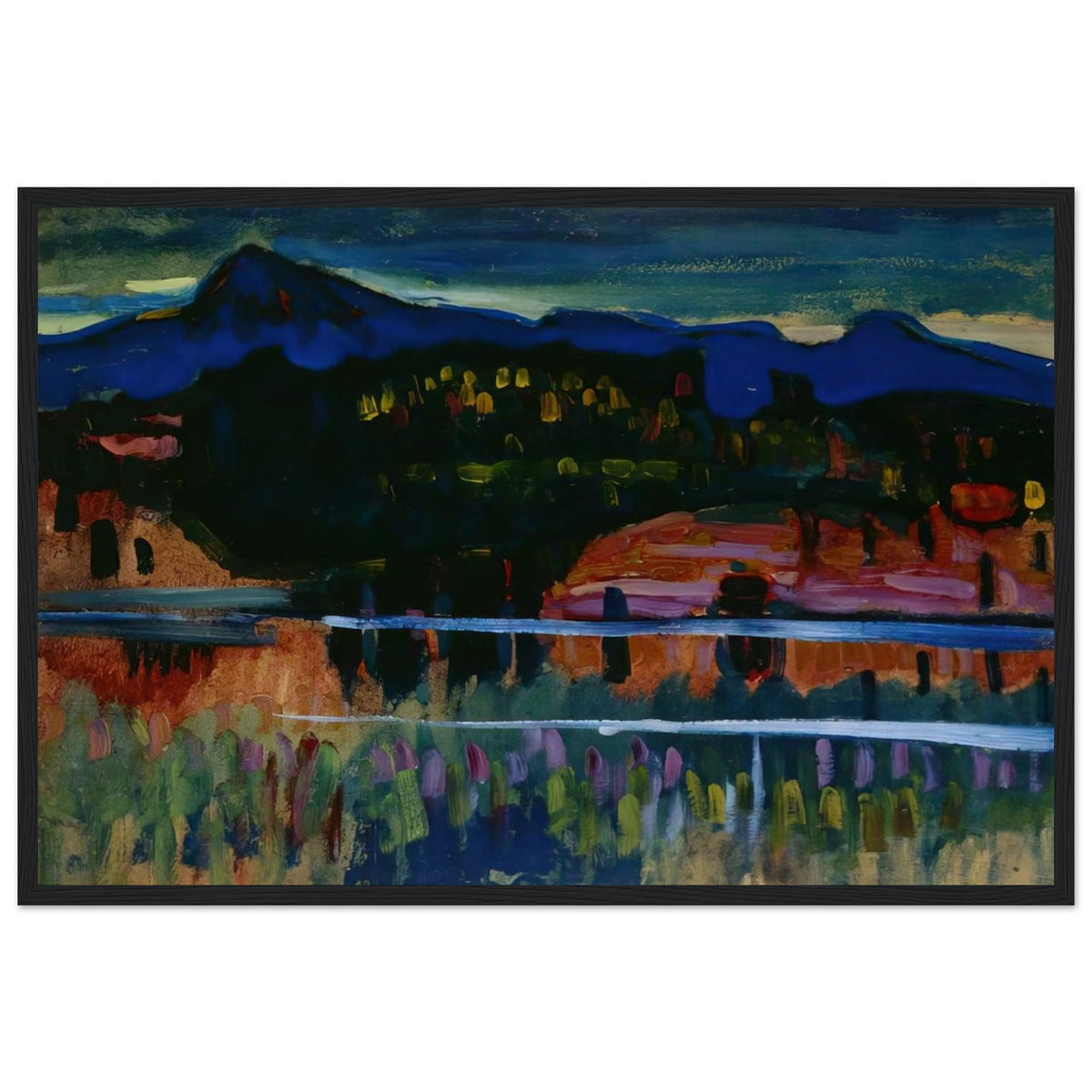 MURNAU AM STAFFELSEE 1908 Framed Poster | Wassily Kandinsky Framed Prints Wall Art | Wassily Kandinsky Shop