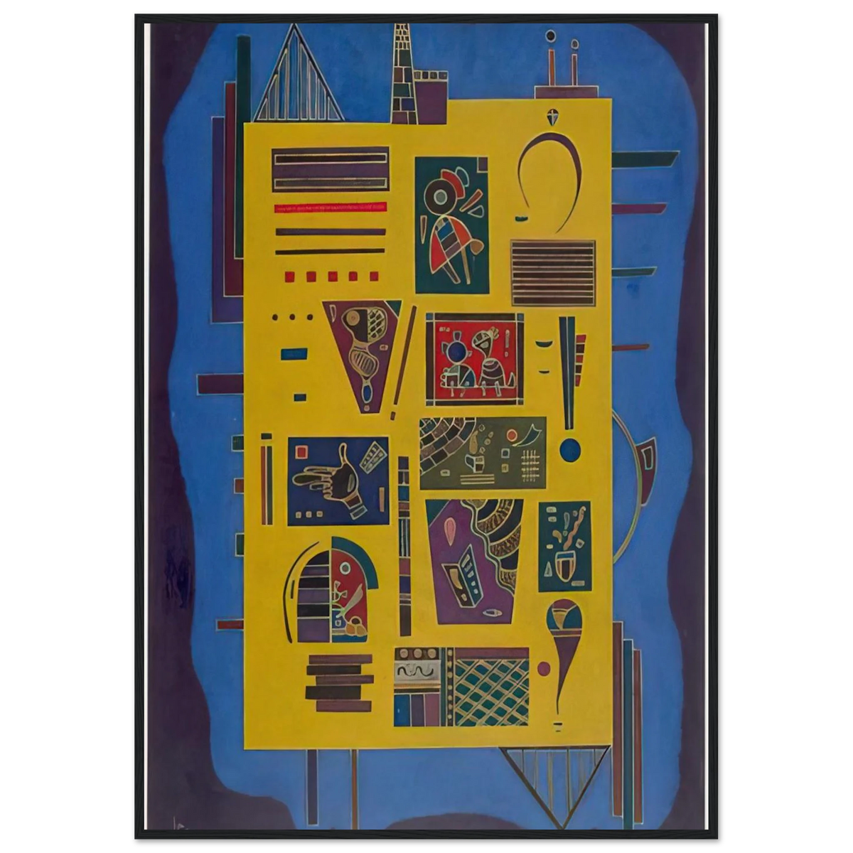 CONGLOMERAT 1943 Framed Poster | Wassily Kandinsky Framed Prints Wall Art | Wassily Kandinsky Shop