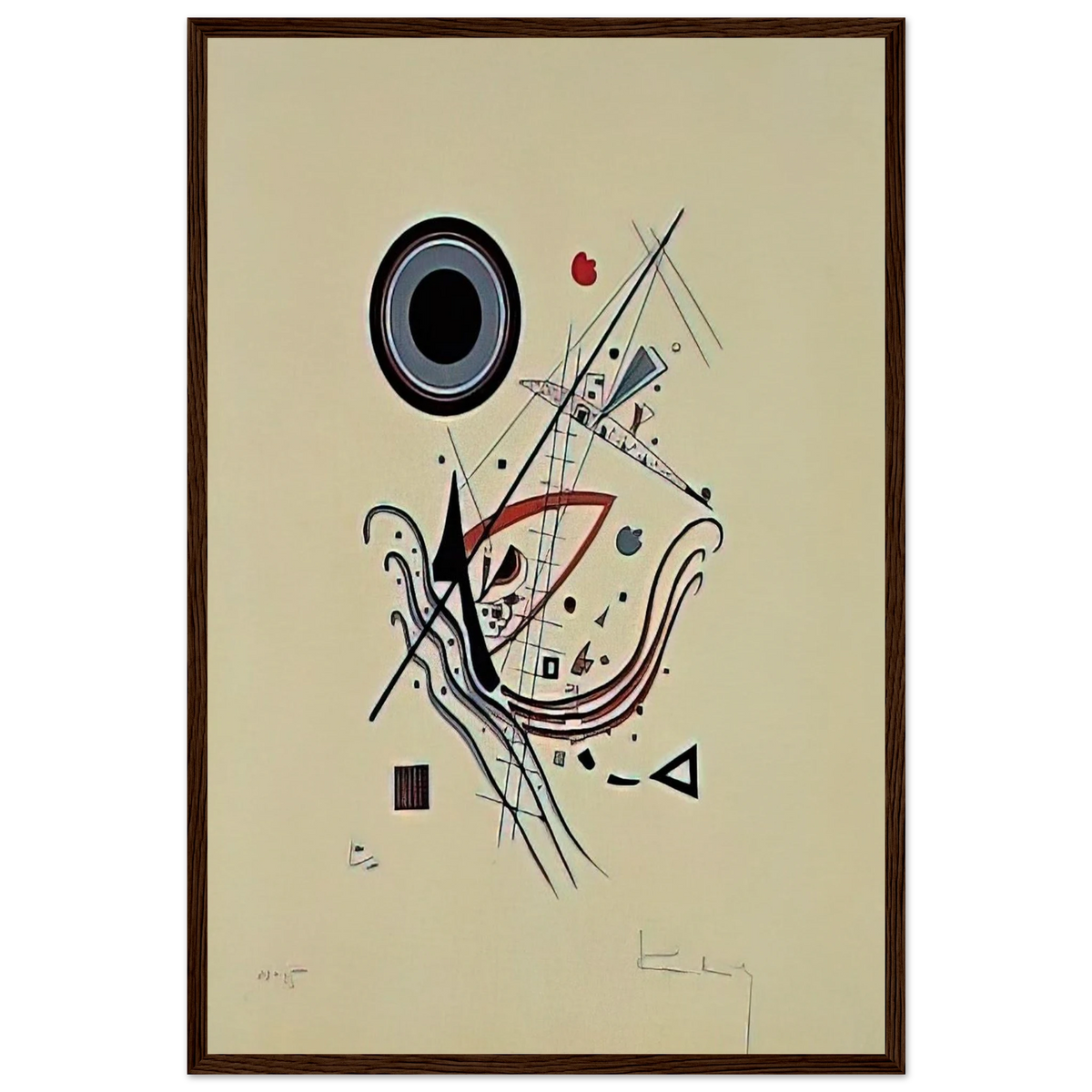 BLUE 1922 Framed Poster | Wassily Kandinsky Framed Prints Wall Art | Wassily Kandinsky Shop