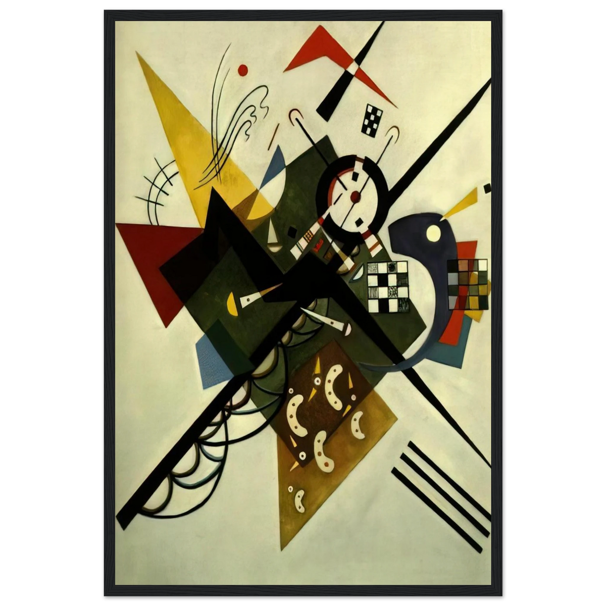 ON WHITE II 1923 Framed Poster | Wassily Kandinsky Framed Prints Wall Art | Wassily Kandinsky Shop