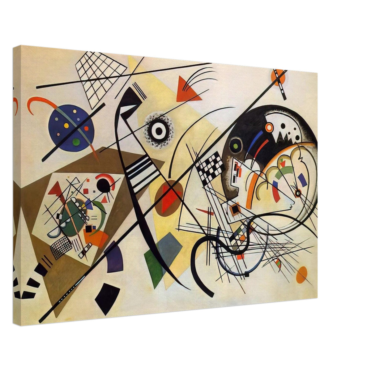TRANSVERSE LINE 1923 Canvas | Wassily Kandinsky Canvas | Wassily Kandinsky Shop