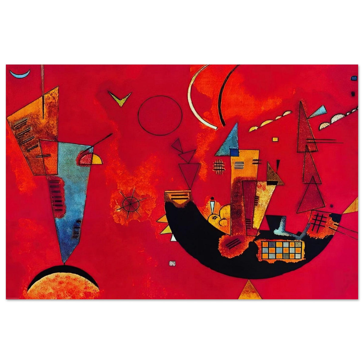 MIT UND GEGEN 1929 Poster | Wassily Kandinsky Poster | Wassily Kandinsky Shop