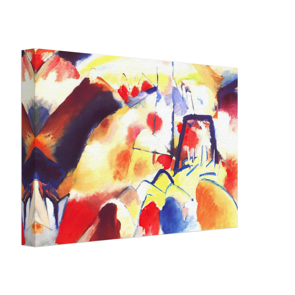 LANDSCAPE WITH RED SPOTS 1913 Canvas | Wassily Kandinsky Canvas | Wassily Kandinsky Shop