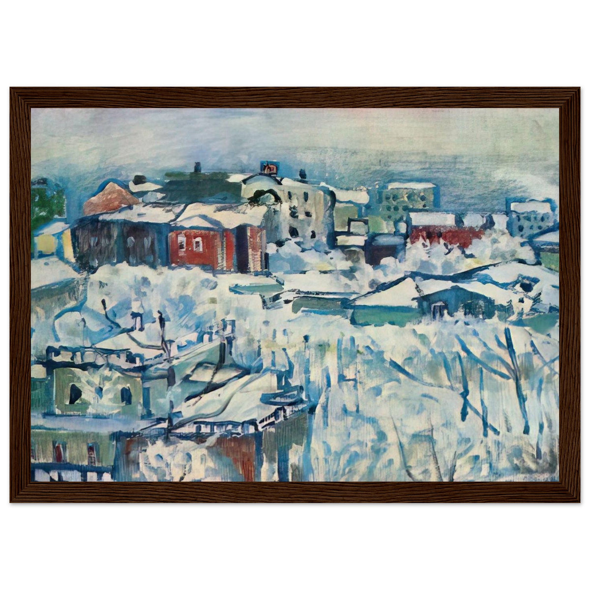 MOSCOW SMOLENSKY BOULEVARD STUDY 1916 Framed Poster | Wassily Kandinsky Framed Prints Wall Art | Wassily Kandinsky Shop