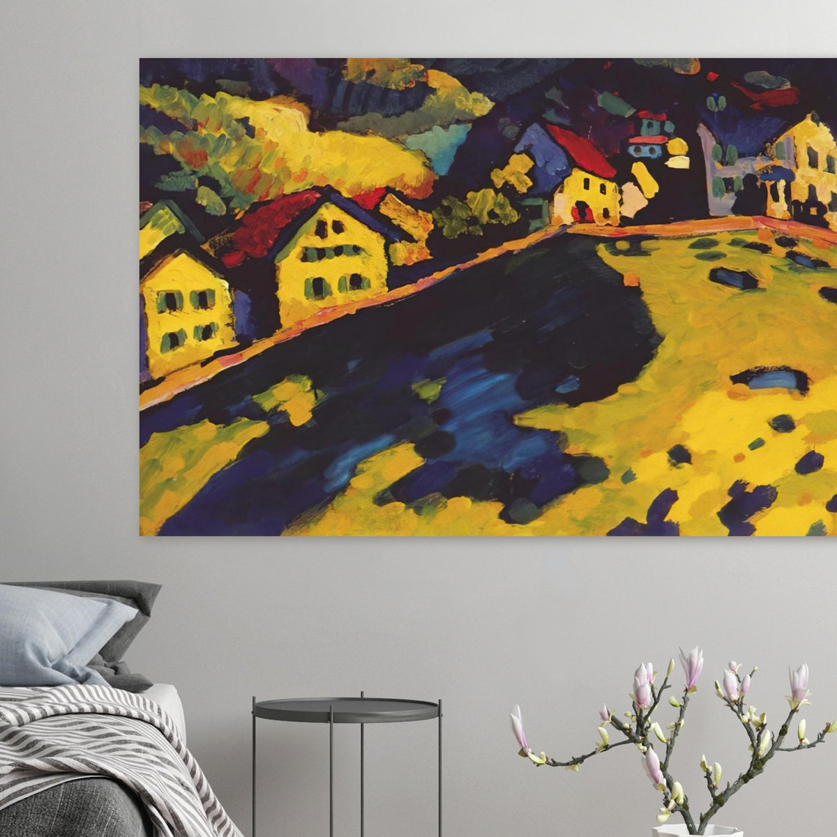 HOUSES AT MURNAU 1909 Poster | Wassily Kandinsky Poster | Wassily Kandinsky Shop