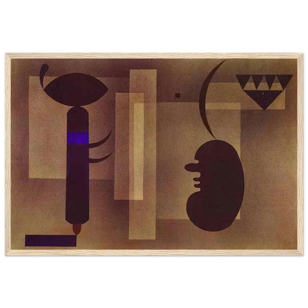 GLOOMY SITUATION 1933 Framed Poster | Wassily Kandinsky Framed Prints Wall Art | Wassily Kandinsky Shop