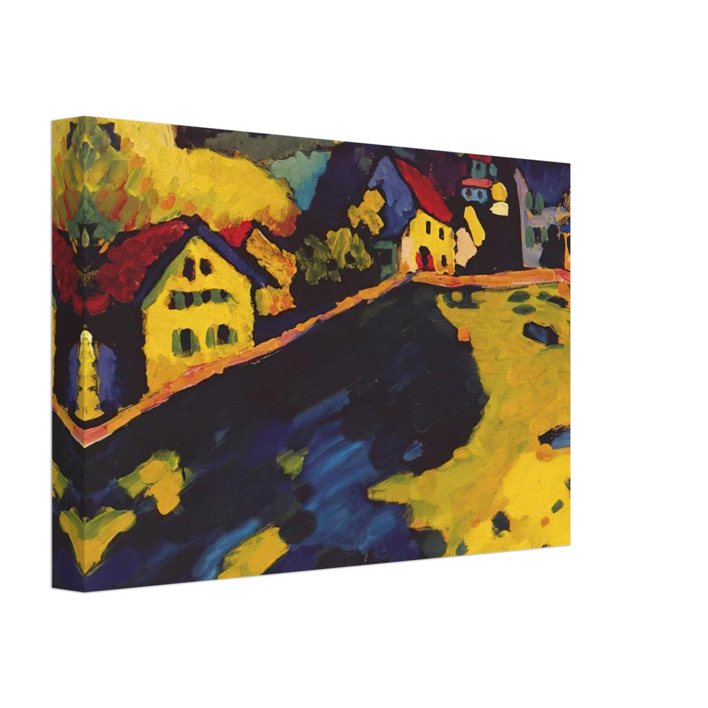 HOUSES AT MURNAU 1909 Canvas | Wassily Kandinsky Canvas | Wassily Kandinsky Shop