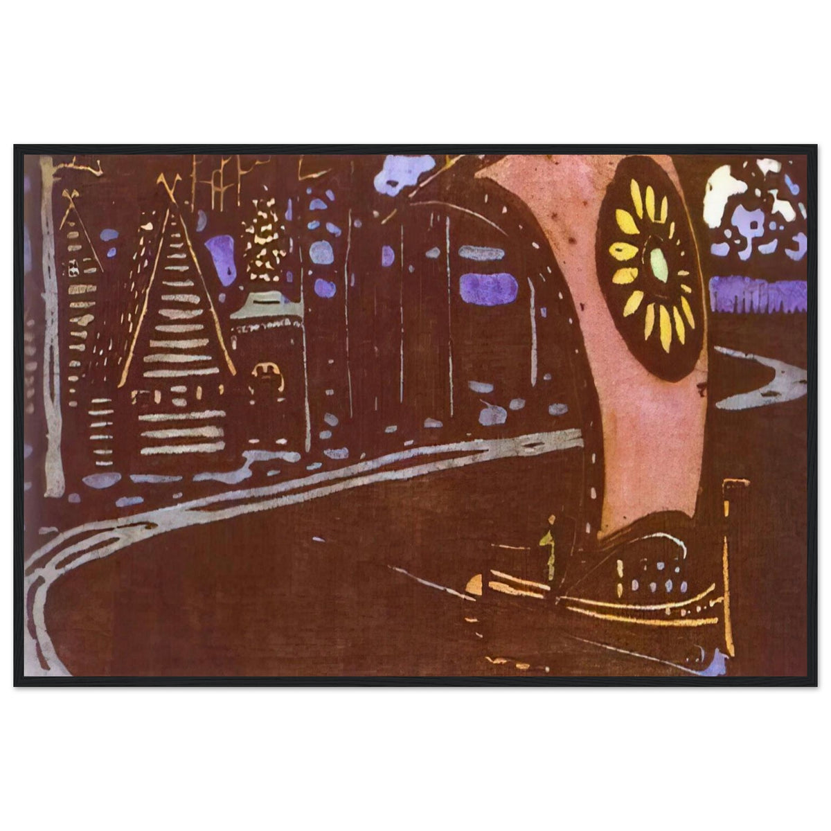 THE GOLDEN SAIL 1903 Framed Poster | Wassily Kandinsky Framed Prints Wall Art | Wassily Kandinsky Shop