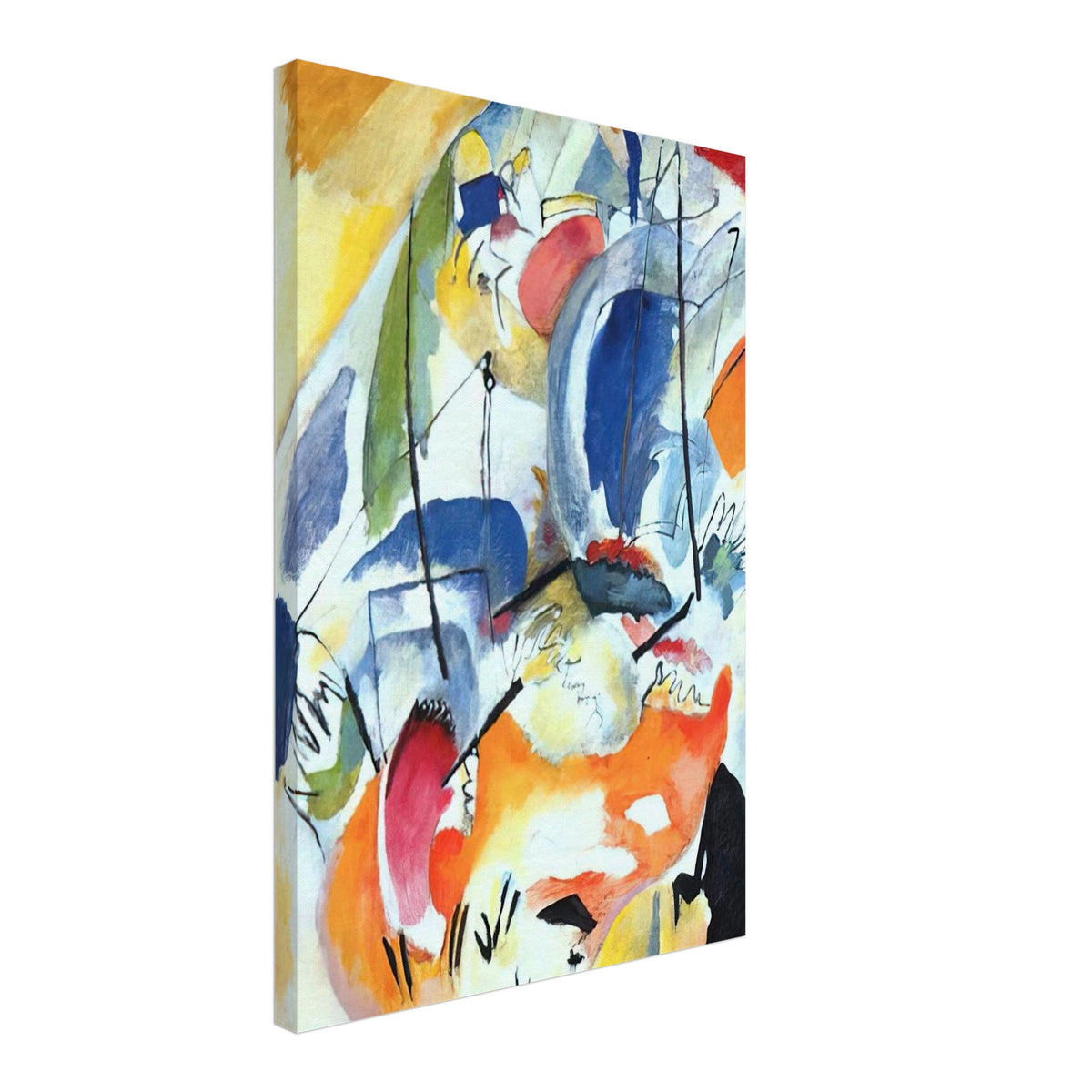 IMPROVISATION 31 SEA BATTLE 1913 Canvas | Wassily Kandinsky Canvas | Wassily Kandinsky Shop