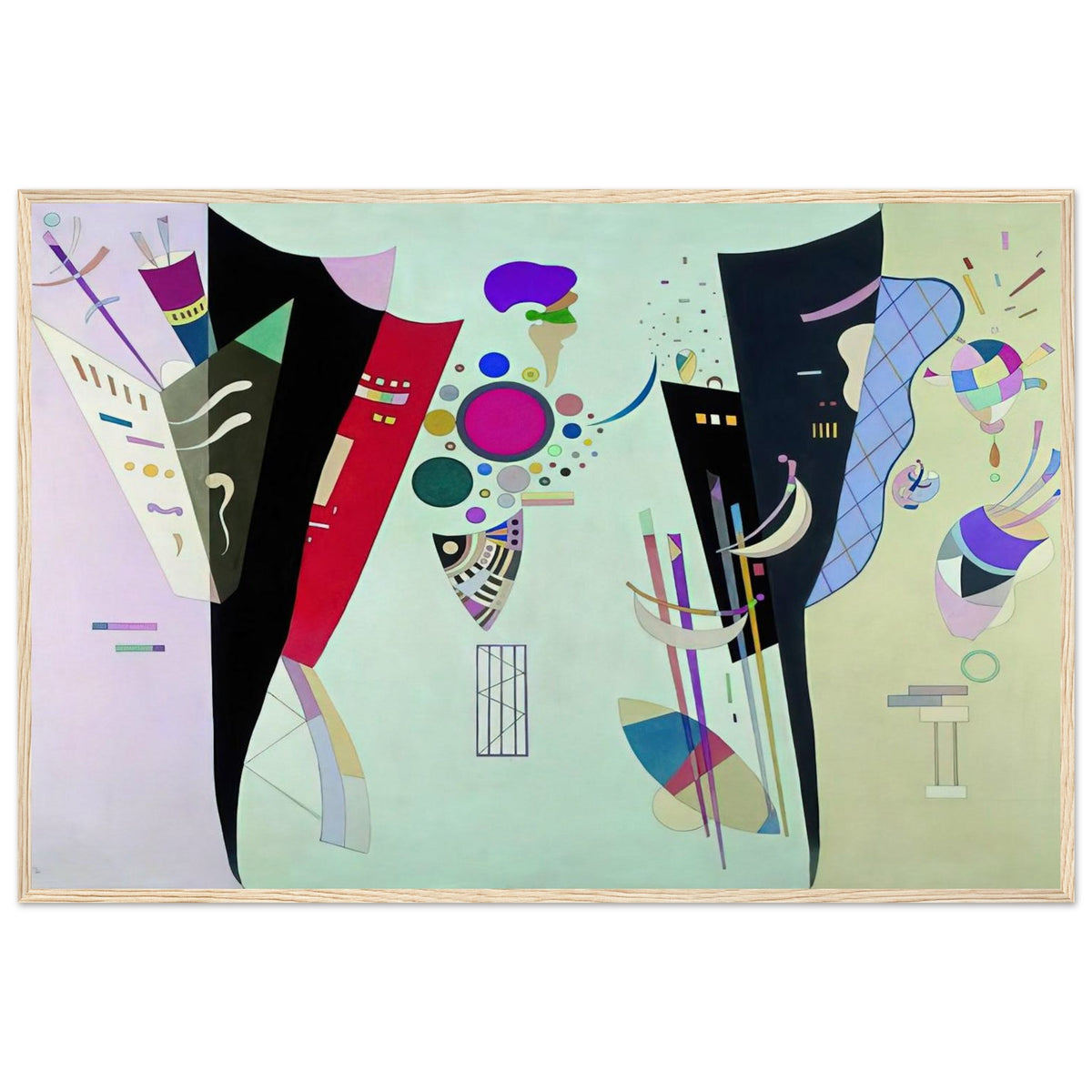 RECIPROCAL ACCORDS 1942 Framed Poster | Wassily Kandinsky Framed Prints Wall Art | Wassily Kandinsky Shop